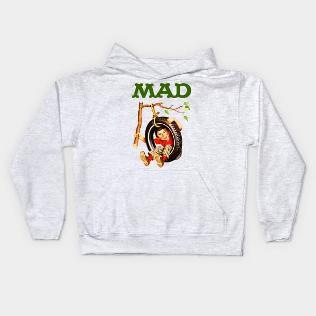 90s Mad Magazine Kids Hoodie by Immortal Sickness